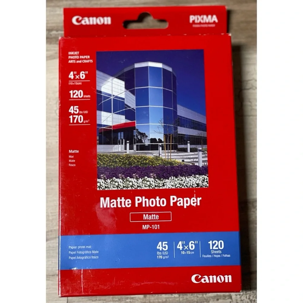 Canon 2 Pack Photo Paper (Matte & Glossy) 4